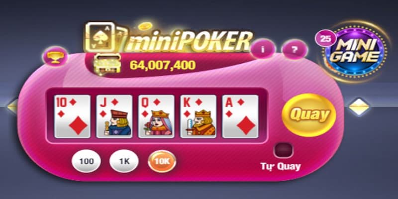 Khám phá chiến thuật chơi Mini Poker giúp nổ hũ thành công